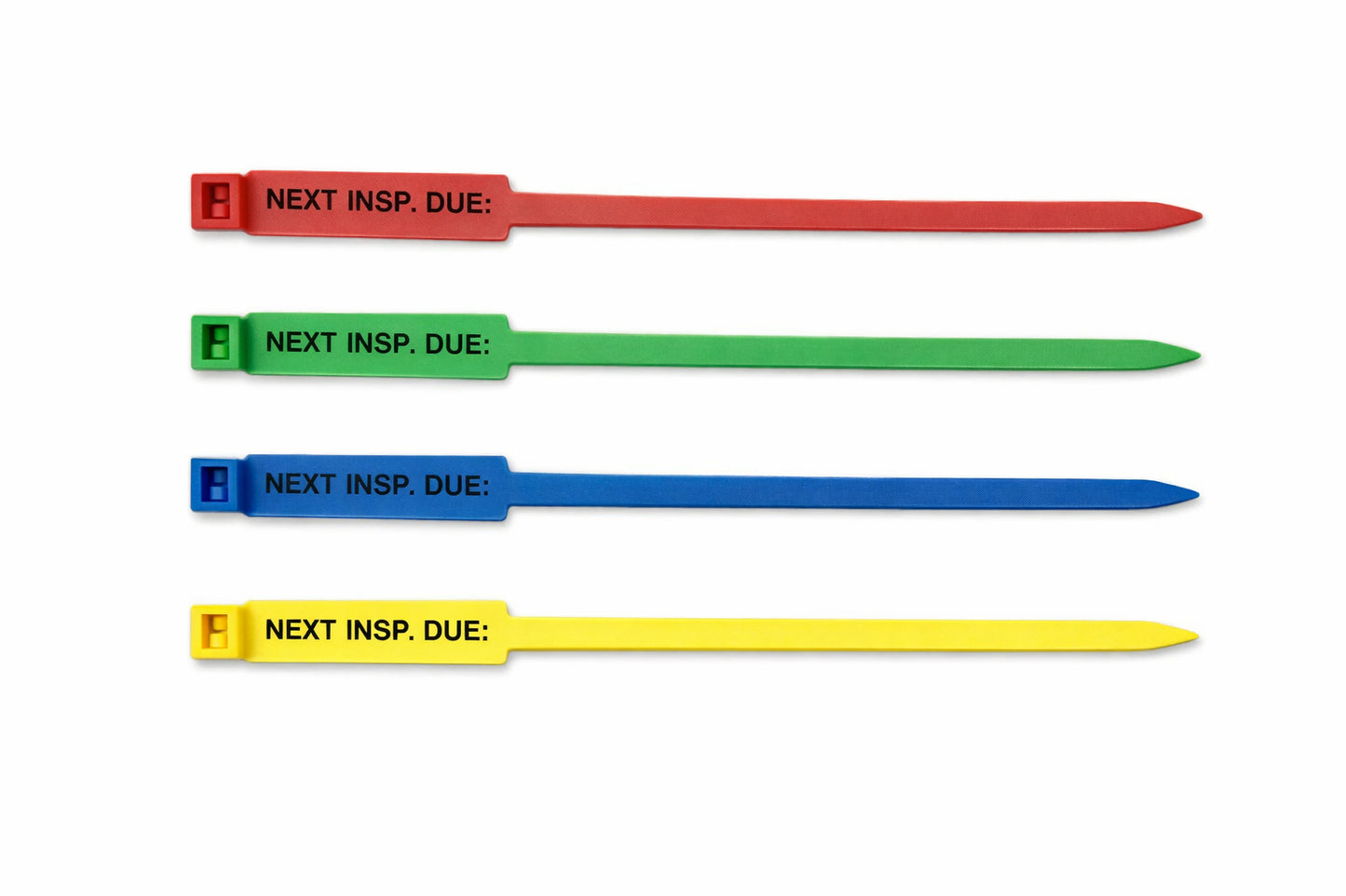 RGBY Inspection Tags – 175mm (Pack of 100)
