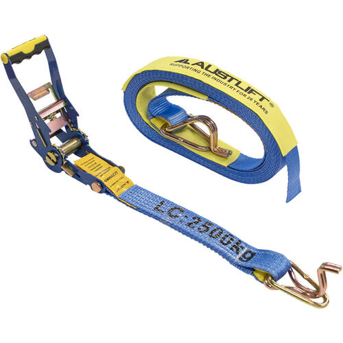 Austlift Ratchet Strap Ergo Hook & Keeper LC2500kg