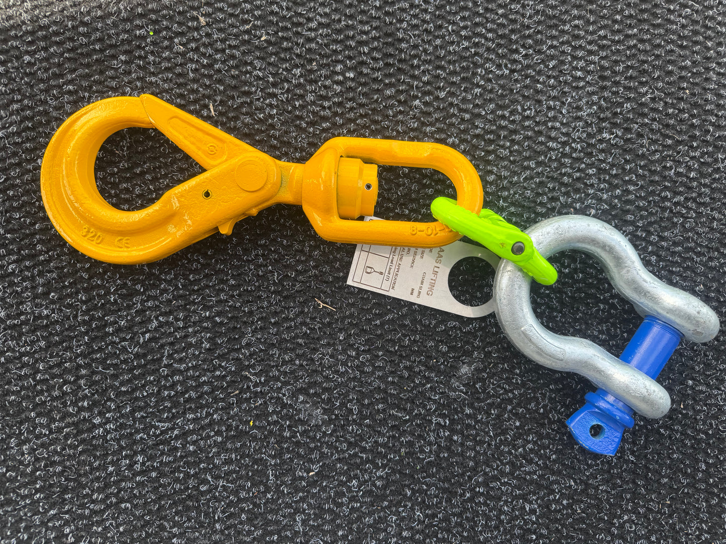 Austlift Excavator Swivel Hook Lifting Assembly – Grade 80