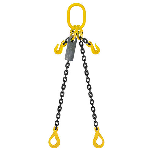 Austlift Grade 80 Chain Sling 8mm with Clevis Type Grab Shortener and Clevis Self Locking Hook (Copy)